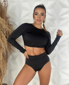 2P Long Sleeve Swimsuit